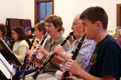 Marion Concert Band
The Marion Concert Band will have nine concerts this summer season, every Monday night.  Each concert will feature a different theme, such as patriotic music, Broadway hits, and Latin music.  Photo by Eric Tripoli.  
