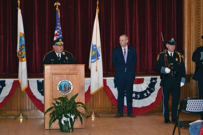 Chief John Garcia
Meet Marion’s tenth police chief, Chief John Garcia, who was sworn-in on December 28 at the Marion Music Hall. Photo by Jean Perry
