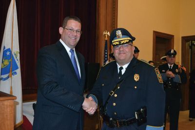 Chief John Garcia
Meet Marion’s tenth police chief, Chief John Garcia, who was sworn-in on December 28 at the Marion Music Hall. Photo by Jean Perry
