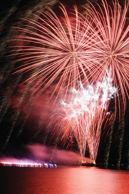 Back By Popular Demand 
And the rockets’ red glare, fireworks bursting in air over Sippican Harbor during the Marion fireworks, which resumed this year after a surge in fundraising efforts to bring the tradition back to Silvershell Beach. Photo by Jean Perry
