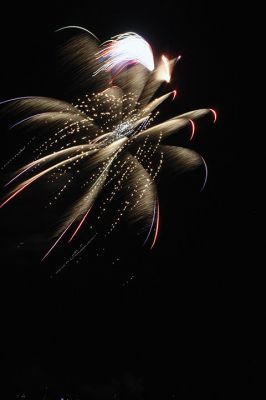 Back By Popular Demand 
And the rockets’ red glare, fireworks bursting in air over Sippican Harbor during the Marion fireworks, which resumed this year after a surge in fundraising efforts to bring the tradition back to Silvershell Beach. Photo by Jean Perry
