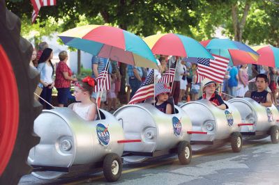 Marion Fourth of July Parade
If you made it to this year’s Marion Fourth of July parade, then you got to see the spectacular floats and parade displays all vying for that top prize, “Best in Parade.” Shown here is the float entry for Silveira Farms in Rochester. Photo by Colin Veitch
