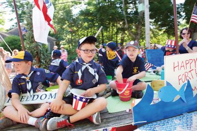 Marion Fourth of July Parade
If you made it to this year’s Marion Fourth of July parade, then you got to see the spectacular floats and parade displays all vying for that top prize, “Best in Parade.” Shown here is the float entry for Silveira Farms in Rochester. Photo by Colin Veitch
