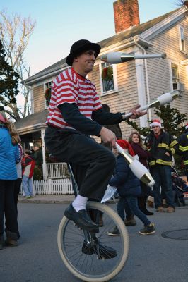 Marion Village Stroll
There were hundreds strolling the streets during the 2014 Marion Holiday Stroll on December 14. Celebrity sightings included Santa Claus on his carriage, the Grinch, the Nutcracker, and Sparky the Fire Dog. The Showstoppers and The Sippican School Marching Band lit up the afternoon until the tree lighting ceremony lit up the night, the finale of that starry-skied evening. Photos by Felix Perez and Jean Perry 
