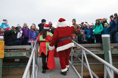 Marion Christmas Stroll
Sunday, December 11, was the annual Marion Christmas Stroll when Santa greets the crowd at Town Wharf before mounting his horse-drawn carriage for a ride through Marion village.
