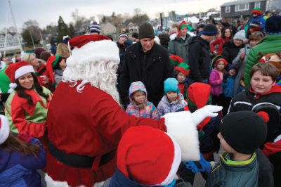 Marion Christmas Stroll
Sunday, December 11, was the annual Marion Christmas Stroll when Santa greets the crowd at Town Wharf before mounting his horse-drawn carriage for a ride through Marion village.
