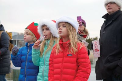 Marion Christmas Stroll
Sunday, December 11, was the annual Marion Christmas Stroll when Santa greets the crowd at Town Wharf before mounting his horse-drawn carriage for a ride through Marion village.
