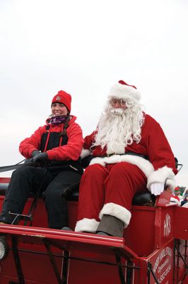 Marion Christmas Stroll
Sunday, December 11, was the annual Marion Christmas Stroll when Santa greets the crowd at Town Wharf before mounting his horse-drawn carriage for a ride through Marion village.
