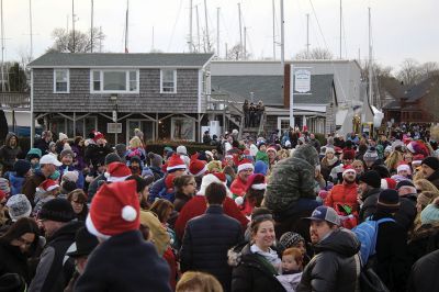 Marion Holiday Stroll
The Marion village streets were filled with holiday revelers on Sunday, December 9, for the annual Marion Holiday Stroll. Santa’s boat docked at the Marion Wharf where the faces of hundreds of children lit up at his arrival. Santa boarded a horse-drawn carriage and paraded through the streets, passing businesses offering free goodies and dodging the whereabouts of that old Grinch who didn’t seem to mind Christmas coming at all this year. Photos by Jean Perry
