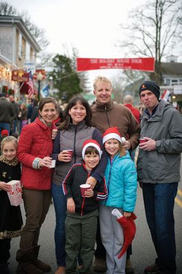 Marion Christmas Stroll 
The Marion Christmas Stroll is one of the quintessential holiday events in Tri-Town, with Santa making his grand entrance via boat and hopping aboard a horse-drawn carriage to ride through Marion village with some lucky kids who hop aboard with him. There were several Christmas celebrity sightings, and lots of music and entertainment into the evening. Photos by Colin Veitch
