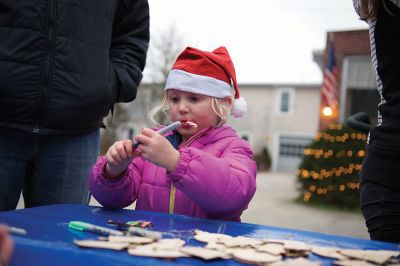 Marion Christmas Stroll 
The Marion Christmas Stroll is one of the quintessential holiday events in Tri-Town, with Santa making his grand entrance via boat and hopping aboard a horse-drawn carriage to ride through Marion village with some lucky kids who hop aboard with him. There were several Christmas celebrity sightings, and lots of music and entertainment into the evening. Photos by Colin Veitch
