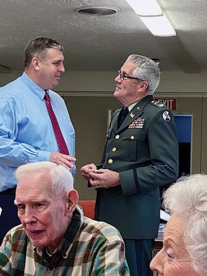 Marion Veteran's Day
The Town of Marion Veterans Day Ceremony was followed by a luncheon at the Cushing Community Center. Photos by Robert Pina
