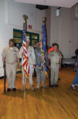 Marion Memorial Day
Rochester fared far better with its Memorial Day celebration than Marion and Mattapoisett did with theirs on rainy Monday. Sunday, May 29, was a picture perfect day for a parade. At the Town Hall, the names of the fallen soldiers were read aloud and the Rochester Memorial School Band played patriotic songs before heading out for the parade. Photos by Colin Veitch
