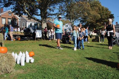 Fall Family Fun Festival
The Lion’s Club of Mattapoisett held its Fall Family Fun Festival on Saturday at Shipyard Park, where children bowled with pumpkins and enjoyed hayrides through the village. Photos by Mick Colageo
