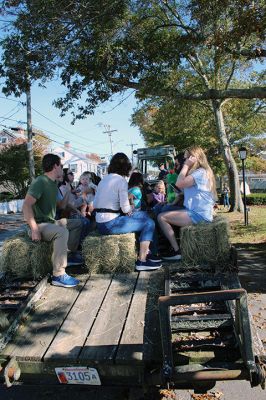 Fall Family Fun Festival
The Lion’s Club of Mattapoisett held its Fall Family Fun Festival on Saturday at Shipyard Park, where children bowled with pumpkins and enjoyed hayrides through the village. Photos by Mick Colageo
