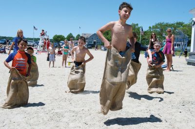 Opening Day
Residents of Marion and Mattapoisett celebrated the grand opening of their beloved town beaches on Saturday, June 25. At Silvershell Beach in Marion, the Marion Recreation Department provided an array of food, fun, and games for beachgoers, and in Mattapoisett, kids enjoyed face painting, sack races, and, of course, plenty of sun. Photos by Colin Veitch
