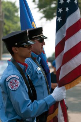 Memorial Day
The Florence Eastman Post 220 in Mattapoisett hosted the towns Memorial Day observance and parade on May 31, 2010. The ceremony began with a service at the Veterans monument in front of the library, and then a parade assembled and marched to the town wharf and to Cushing Cemetery. The ceremony was held in memory of Lt. Chris Byron. Photos by Felix Perez.
