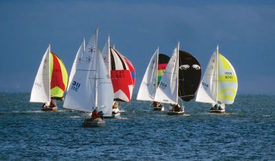 Sailboat Races
Sailboats race in Mattapoisett as seen from Crescent Beach. Photo courtesy Faith Ball
