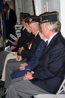 Veteran's Day
The Florence Eastman American Legion Post 280, with the Mattapoisett and Rochester Veteran's Office, coordinated the annual Veteran's Day exercises at Old Hammondtown School on November 11, 2011. Photo by Anne Kakley.
