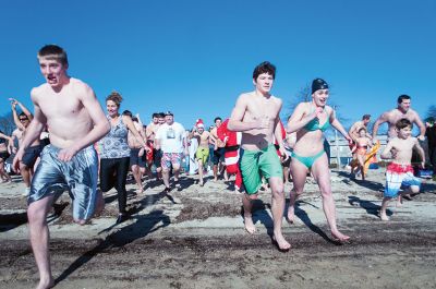 Hooves and Hands Polar Plunge
Hooves and Hands Polar Plunge on December 25,2013.  Photo by Felix Perez
