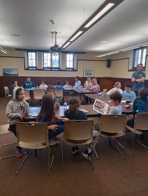 Quahog Readers
The Mattapoisett Library Quahog readers program held an awards and pizza party to celebrate the participants. Photo courtesy Michael Sites
