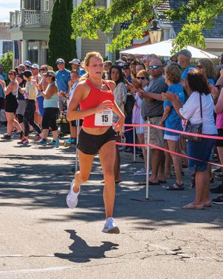 Mattapoisett Road Race 
The 50th running of the Mattapoisett 5 Mile Road Race took place on July 4. Margot Appleton and Trevor Wysong were the respective female and male winners. Photos by Ryan Feeney
