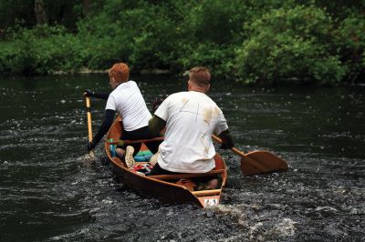 Rochester Memorial Day Boat Race
The Rochester Memorial Day Boat Race wound its way along the Mattapoisett River for its 84th year. This year’s weather was a major improvement from last year’s soaking, but overall participation was down this year. Still, those who have been racing year after year made it another successful race, continuing an important Tri-Town tradition. Photos by Jean Perry
