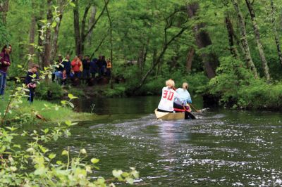 Rochester Memorial Day Boat Race
The Rochester Memorial Day Boat Race wound its way along the Mattapoisett River for its 84th year. This year’s weather was a major improvement from last year’s soaking, but overall participation was down this year. Still, those who have been racing year after year made it another successful race, continuing an important Tri-Town tradition. Photos by Jean Perry
