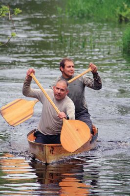 Rochester Memorial Day Boat Race
The Rochester Memorial Day Boat Race wound its way along the Mattapoisett River for its 84th year. This year’s weather was a major improvement from last year’s soaking, but overall participation was down this year. Still, those who have been racing year after year made it another successful race, continuing an important Tri-Town tradition. Photos by Jean Perry
