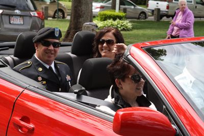 Memorial Day in Mattapoisett
Memorial Day in Mattapoisett was observed as it traditionally is, with ceremonies in front of the Mattapoisett Library followed by the parade march to Cushing Cemetery. This year’s guest speaker, Mattapoisett resident U.S. Army Sergeant Edward Sweeney, Jr. stirred the emotions of those in attendance with his speech about sacrifice and the American way of life. The Old Hammondtown School Band was impressive with its performance of several patriotic songs, and Representative William Straus, the selectmen, and
