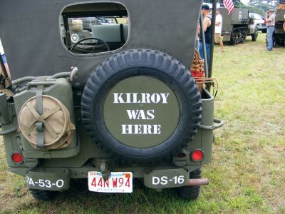 Rochester Country Fair
One of 26th Infantry Division Yankee Divisions World War II military vehicles that was on display at the Rochester Country Fair. The Infantry Division is a group of re-enactors that tours parades and fairs throughout the northeast. Above right: Young members of the 26th Infantry Division Yankee Division saluting a higher ranking official. Photos by Adam Silva.
