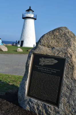 Milton Silveira Dedication
A plaque dedicated to Mattapoisett native Milton Silveira will be unveiled on Friday, August 12 at Ned’s Point by sixth-grader Alex Craig who spearheaded the project to memorialize the NASA chief engineer. Photo by Jean Perry
