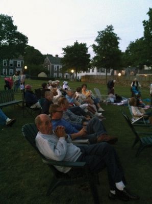 Lions Movie Night
The Mattapoisett Lions Club hosted the first in a series of outdoor movie nights at Shipyard Park. A good-sized crowd comprised of people of all ages, the young and the young at heart, gathered in a variety of seating arrangements to enjoy an open-air viewing of Back to the Future. Photos by Marilou Newell
