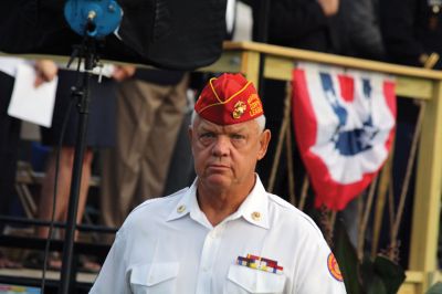 A Moving Experience 
Thousands arrived on Thursday to welcome the Moving Wall, a half-scale replica of the Washington, D.C. Vietnam War Memorial Wall. The Moving Wall visited Wareham from August 17-21. Photos by Jean Perry
