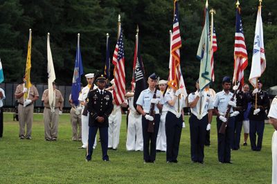 A Moving Experience 
Thousands arrived on Thursday to welcome the Moving Wall, a half-scale replica of the Washington, D.C. Vietnam War Memorial Wall. The Moving Wall visited Wareham from August 17-21. Photos by Jean Perry
