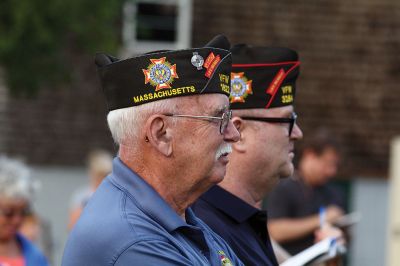 A Moving Experience 
Thousands arrived on Thursday to welcome the Moving Wall, a half-scale replica of the Washington, D.C. Vietnam War Memorial Wall. The Moving Wall visited Wareham from August 17-21. Photos by Jean Perry
