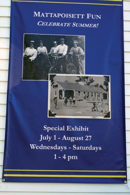 Mattapoisett Historical Society Museum
On Thursday, June 30, members of the Mattapoisett Historical Society Museum got a sneak preview of the new Summer Fun exhibit. Photos by Marilou Newell
