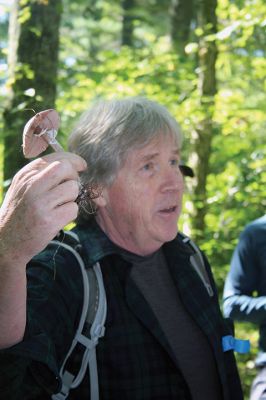 Mushroom Walk
The Sippican Lands Trust and the Boston Mycological Club took a large group out on Sunday for a mushroom walk at the White Eagle Property in Marion. Participants gathered hundreds of mushrooms and laid them out on a long table for mushroom experts Ken Fienberg and Chris Neefus to help identify. Photos by Jean Perry
