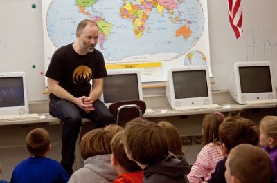 Anatomy of Rhythm
Ian Gendreau met with Old Hammondtown School students to teach them about music native to Ghana, Africa. Photo by Eric Tripoli
