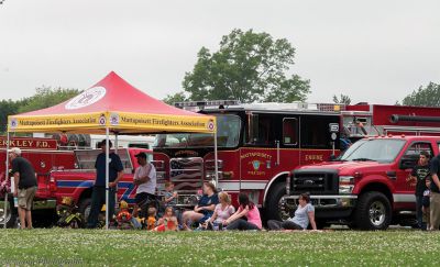 Fire Department Muster
The Mattapoisett Fire Department traveled to Livesy Park in Fairhaven on Saturday to compete in a Fire Muster Competition and Parade. Engine One won Best Overall in the parade and the department placed 2nd in dry hose evolution, and 2nd place in the midnight run event. Photo by Tom Lincoln
