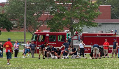 Fire Department Muster
The Mattapoisett Fire Department traveled to Livesy Park in Fairhaven on Saturday to compete in a Fire Muster Competition and Parade. Engine One won Best Overall in the parade and the department placed 2nd in dry hose evolution, and 2nd place in the midnight run event. Photo by Tom Lincoln
