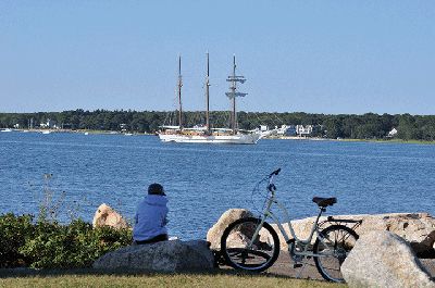 The Schooner Mystic 
The Schooner Mystic visited Mattapoisett Harbor on Wednesday evening to Thursday morning.  Photo courtesy Pam Fleming
