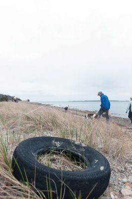 Friends of Nasketucket Bay State Reservation 
Friends of Nasketucket Bay State Reservation and the Mattapoisett Land Trust got together on Saturday to help clean up the Nasketucket Bay Sate Reservation. Photos by Felix Perez
