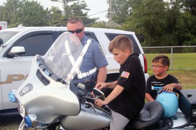 National Night Out
The fire, police, and EMS departments of Marion, Mattapoisett, and Rochester really stood out this National Night Out on the evening of Tuesday, August 7. Every year towns across the country connect with the community by throwing one of the most fun weeknight annual events of the summer. Photos by Jean Perry
