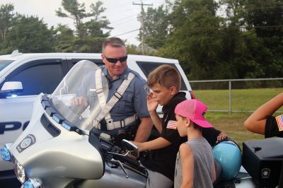 National Night Out
The fire, police, and EMS departments of Marion, Mattapoisett, and Rochester really stood out this National Night Out on the evening of Tuesday, August 7. Every year towns across the country connect with the community by throwing one of the most fun weeknight annual events of the summer. Photos by Jean Perry
