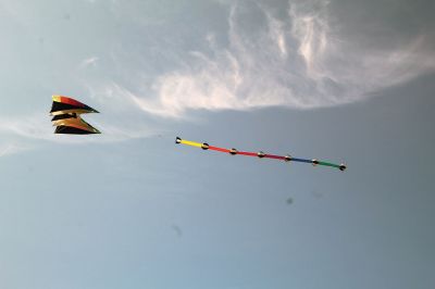 Ned's Point Wind
Saturday's visitors to Ned's Point were greeted by a sky full of spectacular animated kites depicting sea life. Photos by Mick Colageo
