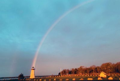 Ned’s Point Rainbow
Steve Chicco took these photos of the sunrise at Ned’s Point on December 27.
