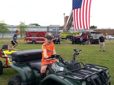 National Night Out Against Crime
Tuesday, August 2, was the annual National Night Out Against Crime on the school grounds of Old Rochester Regional. The Mattapoisett, Marion, and Rochester Police Departments were joined by the Tri-Town Fire and EMS Departments, Marion Harbormaster, and Marion Recreation. The event aims to help prevent drug abuse and encourage camaraderie between citizens and first responders. Photos by Andrea Ray
