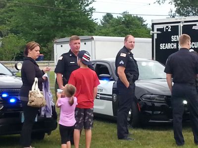 National Night Out Against Crime
Tuesday, August 2, was the annual National Night Out Against Crime on the school grounds of Old Rochester Regional. The Mattapoisett, Marion, and Rochester Police Departments were joined by the Tri-Town Fire and EMS Departments, Marion Harbormaster, and Marion Recreation. The event aims to help prevent drug abuse and encourage camaraderie between citizens and first responders. Photos by Andrea Ray
