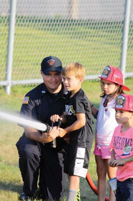 Police Patrol 
Tuesday, August 1, was National Night Out at ORR and across the country, with local Tri-Town and regional police departments hosting the event aimed at raising awareness of community police efforts. Photos by Jean Perry
